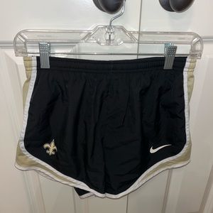 Nike New Orleans Saints women’s running shorts
